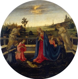 Adoration of the Christ Child, 1480. Creator: Filippino Lippi.