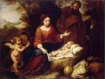 Rest on the Flight into Egypt, 1665. Creator: Bartolomé Esteban Murillo.