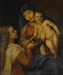 Madonna and Child with Mary Magdalene, 1565. Creator: Titian.