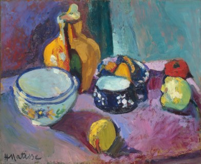 Dishes and Fruit, 1901. Creator: Henri Matisse.