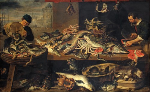 Fish Market, 1619. Creator: Frans Snyders.