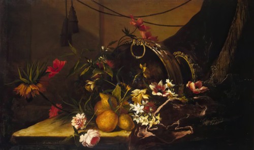 Fruit and Flowers, 1650. Creator: Jean-Baptisite Monnoyer.