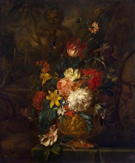 Flowers, 1650. Creator: Jan Davidsz de Heem.