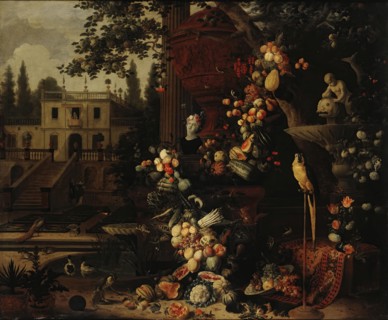 Garden, 1675. Creator: Peeter Gysels.