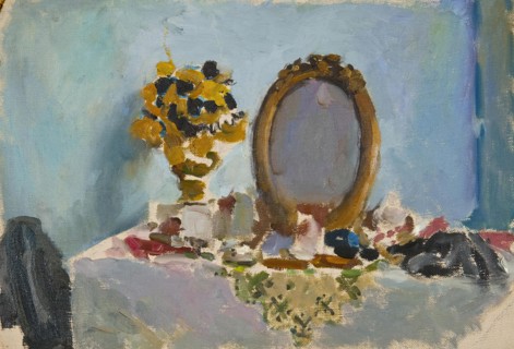 Still Life with a Mirror. Sketch, 1950. Creator: Stepan Yaremich.