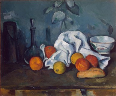 Boîte à lait, carafe et bol, 1879. Creator: Paul Cezanne.