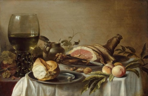Breakfast with Ham, 1647. Creator: Pieter Claesz.