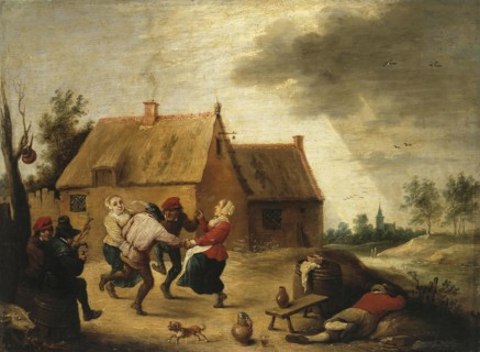 Dancing Peasants, 1660. Creator: Abraham Teniers.
