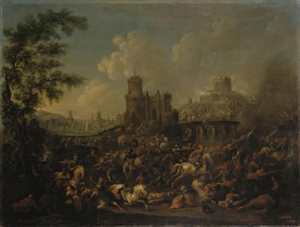 Battle of the Turks with the Poles, 1714. Creator: Arnold Frans Rubens.