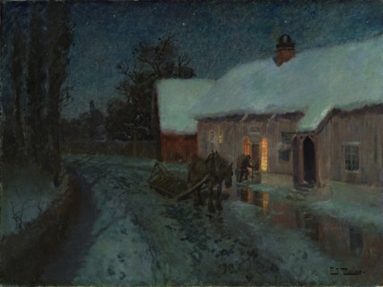 Night, 1885. Creator: Frits Thaulow.