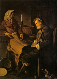 Old Man in the Kitchen, 1745. Creator: Jean Baptiste Marie Pierre.
