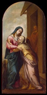 Mary Meeting Elizabeth, 1630. Creator: Juan del Castillo.