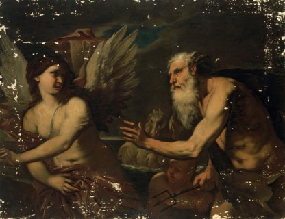 Neptune and Coronis, 1654. Creator: Luca Giordano.