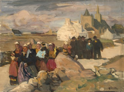 Bretons, 1907. Creator: Lucien Simon.