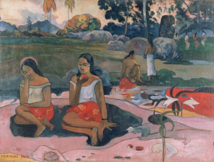 Sacred Spring: Sweet Dreams, (Nave nave moe), 1894. Creator: Paul Gauguin.