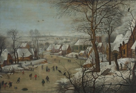 Winter Landscape with a River, 1620. Creator: Pieter Brueghel the Younger.