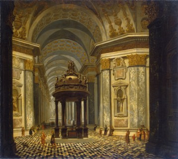 Interior of a Church, 1665. Creator: Wilhelm Schubert van Ehrenberg.