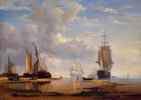 Sea View, 1837. Creator: Adolph Friedrich Vollmer.