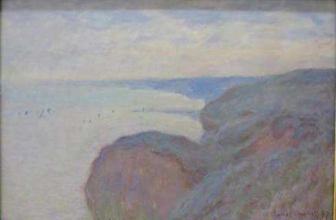 Steep Cliffs near Dieppe, 1897. Creator: Claude Monet.