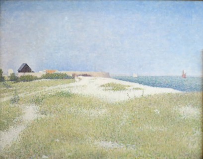 Fort Samson, Grandcamp, 1885. Creator: Georges-Pierre Seurat.
