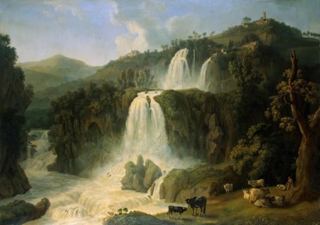 Great Cascades at Tivoli, 1783. Creator: Jacob Philip Hackert.