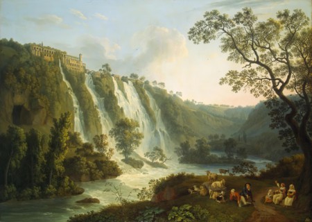 Villa of Maecenas and the Waterfalls at Tivoli, 1783. Creator: Jacob Philip Hackert.
