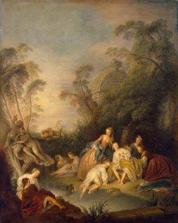 Les Baigneuses (Women Bathing), 1717. Creator: Jean-Baptiste Pater.