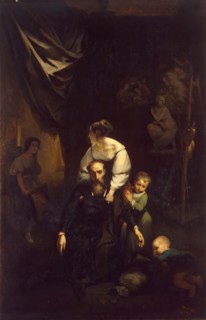 Death of Correggio, 1834. Creator: Octave Tassaert.