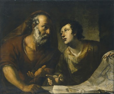 Geographer, 1650. Creator: Pier Francesco Mola.