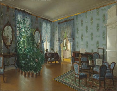Drawing-Room, 1852. Creator: Pyotr Tutukin.