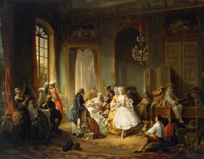 Actors Before a Performance, 1851. Creator: Constant Wauters.