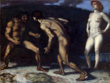 Fighting for a Woman, 1905. Creator: Franz von Stuck.