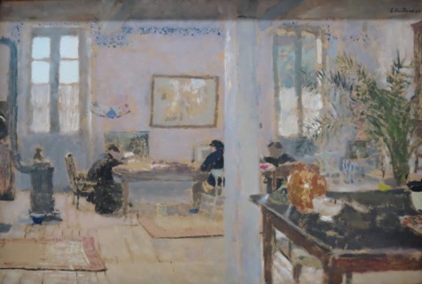 In a Room, 1899. Creator: Edouard Vuillard.