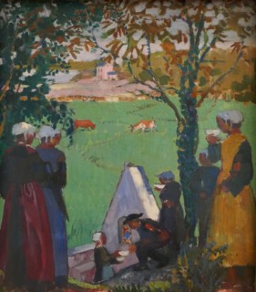 Sacred Spring at Guidel, 1905. Creator: Maurice Denis.
