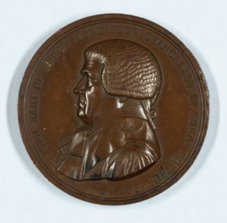 Earl of Eldon, Lord Chancellor, commemorative medal, c1827. Creator: Karl Friedrich Voigt.