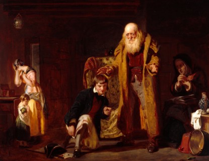 The Parting Blessing, 1841. Creator: John Prescott Knight.