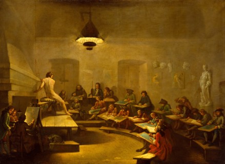 A Life Class, early 19th century?. Creator: Unknown.