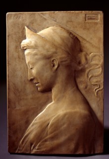 St Cecilia,  c15th century, (c1880s). Creator: D Brucciani & Co.