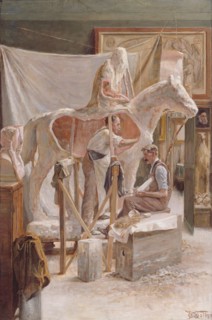 The Artist's Studio, c1932. Creator: Arthur George Walker.