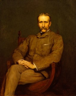 Portrait of Briton Rivière, R.A., 1887. Creator: Hubert von Herkomer.