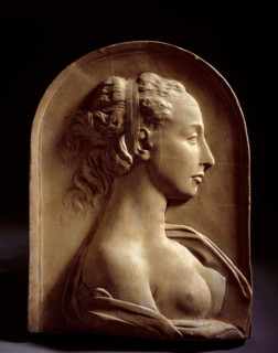 Portrait relief of unknown woman in profile, c19th century? Creator: Unknown.
