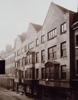 Barnard's Inn, the Fetter Lane Front, 1878-1879. Creator: Henry Dixon & Son.