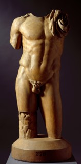 Cast of Male torso, (19th century?). Creator: Unknown.