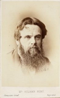 Holman Hunt, c1865. Creator: London Stereoscopic & Photographic Co.