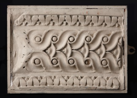 Cast of part of a curving soffit from a round building, late 18th century. Creator: Unknown.