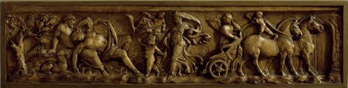 Cast of sarcophagus (of Gerontia) with front panel showing Endymion and Selene. Creator: Unknown.