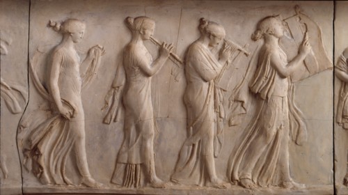 Ancient Drama Scene, c1809. Creator: John Flaxman.