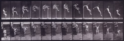 Jumping, 1872-1885.  Creator: Eadweard J Muybridge.