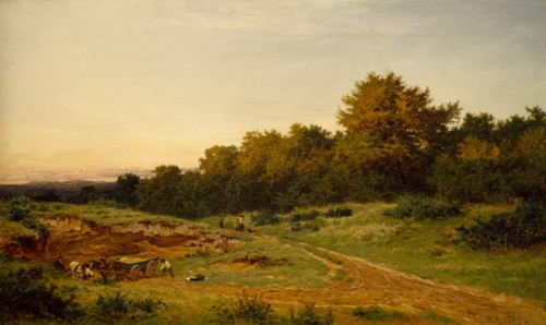 The Sandpit, Burrow's Cross, 1898. Creator: Benjamin Williams Leader.