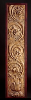 Architectural cast: relief panel decorated with scrolling foliage, c19th century? Creator: Unknown.